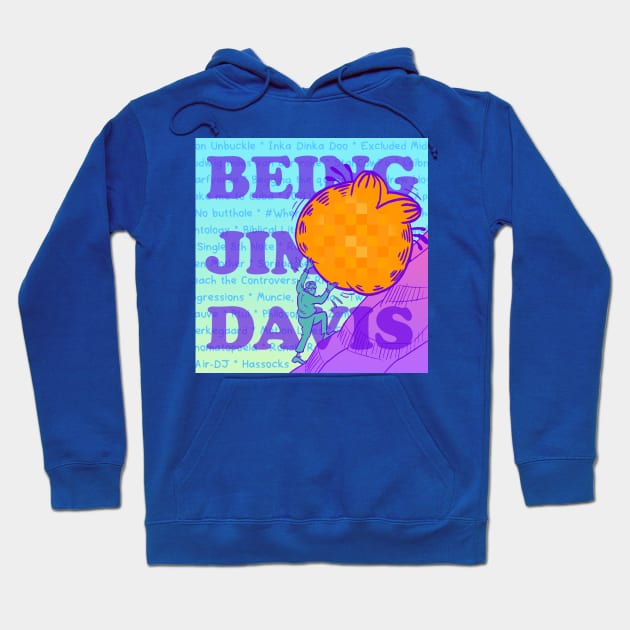 Being Jim Davis Sisyphus Logo Hoodie by Pitch Drop Store